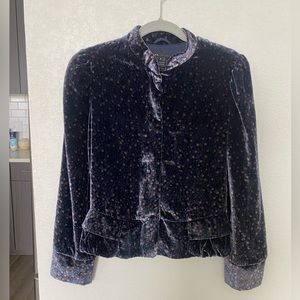 Marc by Marc Jacobs Velvety Polka Dot Evening Jacket